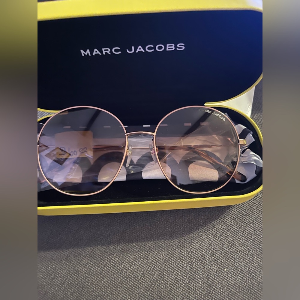 Marc Jacobs rose gold Frame Sunglasses